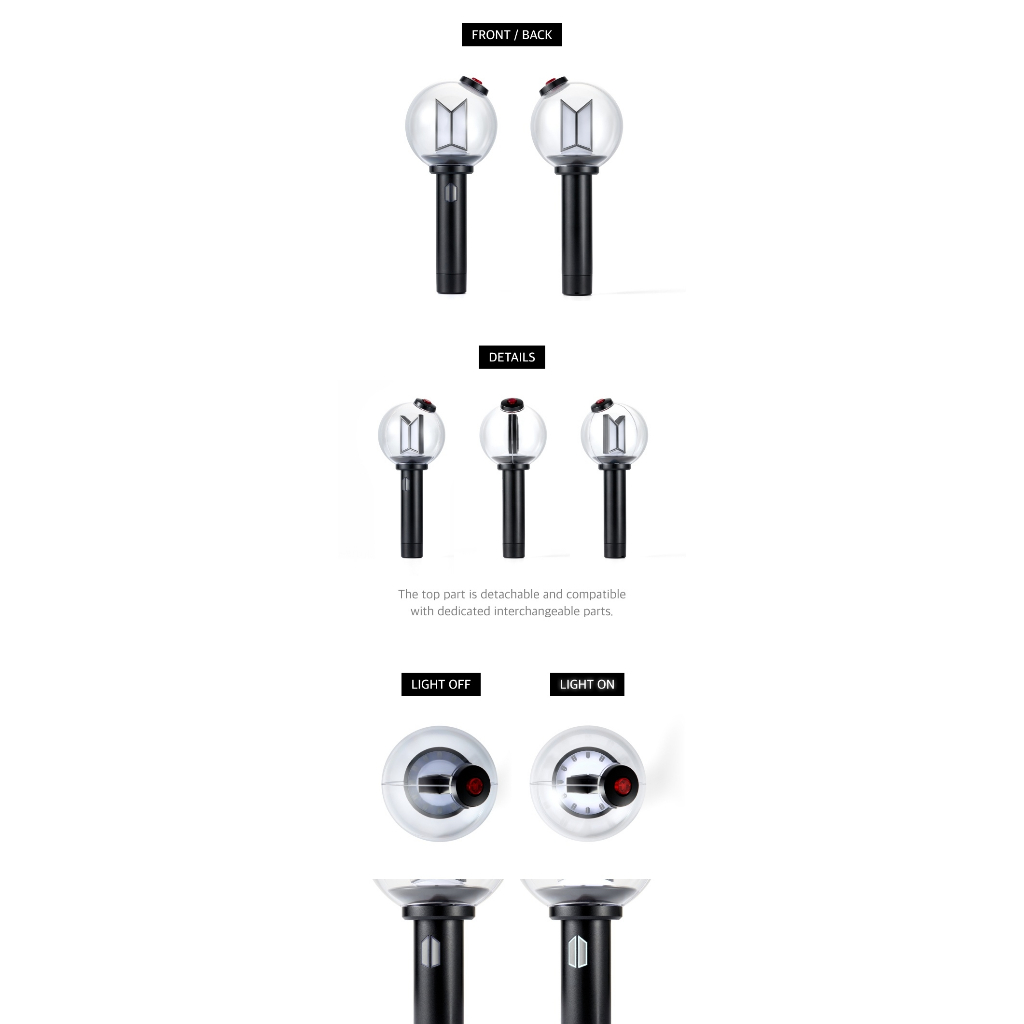 BTS Official Light Stick Ver.4 & Cradle | Shopee Brasil