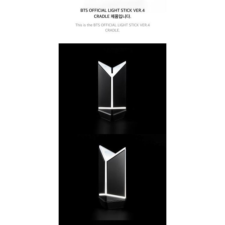 BTS Official Light Stick Ver.4 CRADLE ( Only Cradle ) | Shopee Brasil