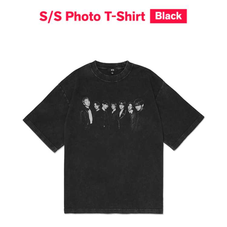 Camiseta Com Foto S/(Preta)] BTS-WORLD TOUR [ARIRANG] MD (17 De