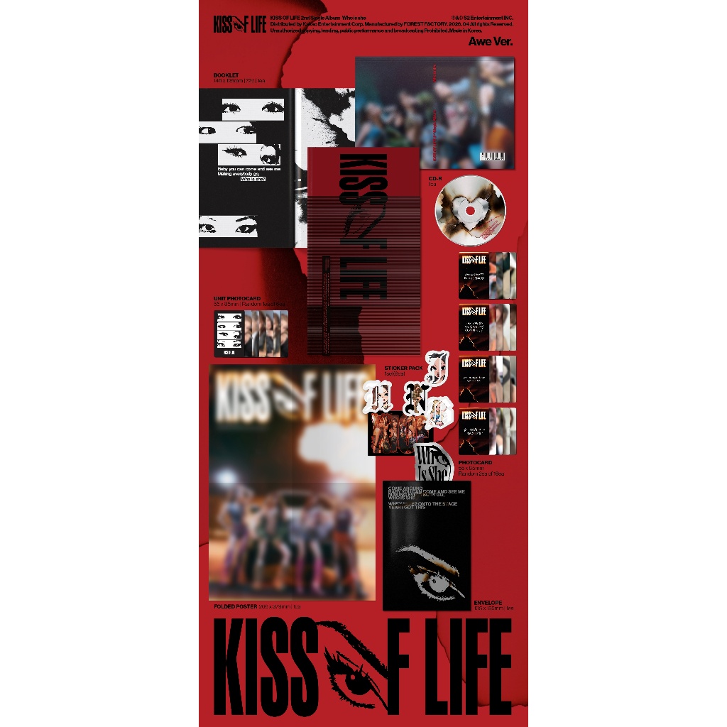 KISS OF LIFE - [ WHO IS SHE ] 2ND SINGLE (AWE Ver.) | Shopee Brasil