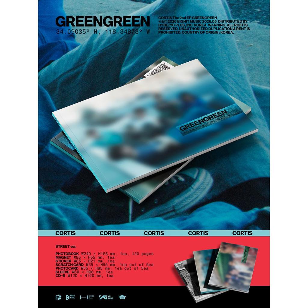 CORTIS The 2nd EP Album - GREENGREEN | Shopee Brasil