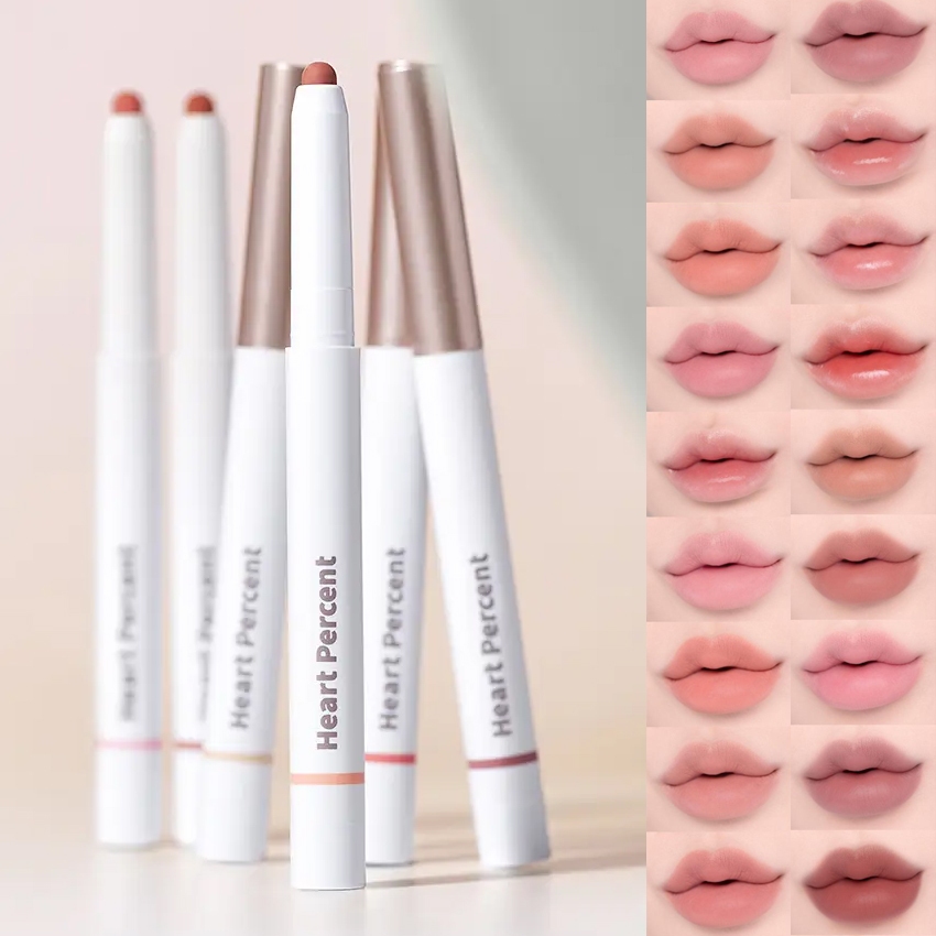 リップライナー Heart Percent Dote on Mood Lip Pencil 12 Heart Percent Dote On Mood Lip Pencil 0.8g (21 Colors) | Shopee Brasil