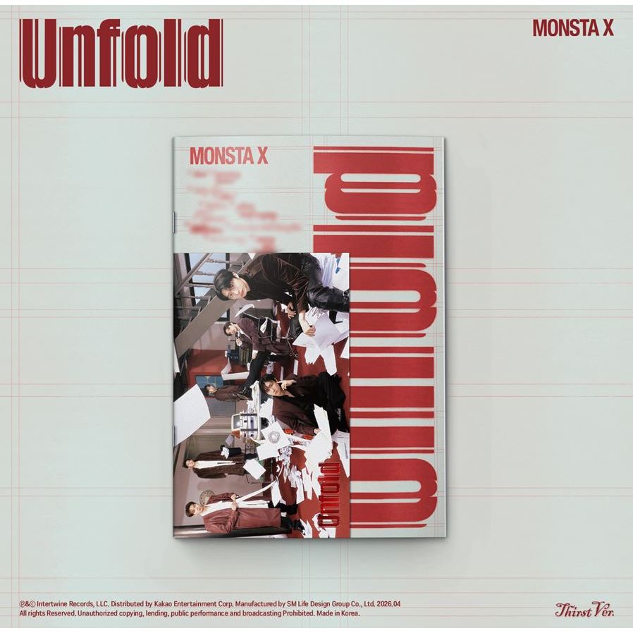 MONSTA X Album [ Unfold ] | Shopee Brasil