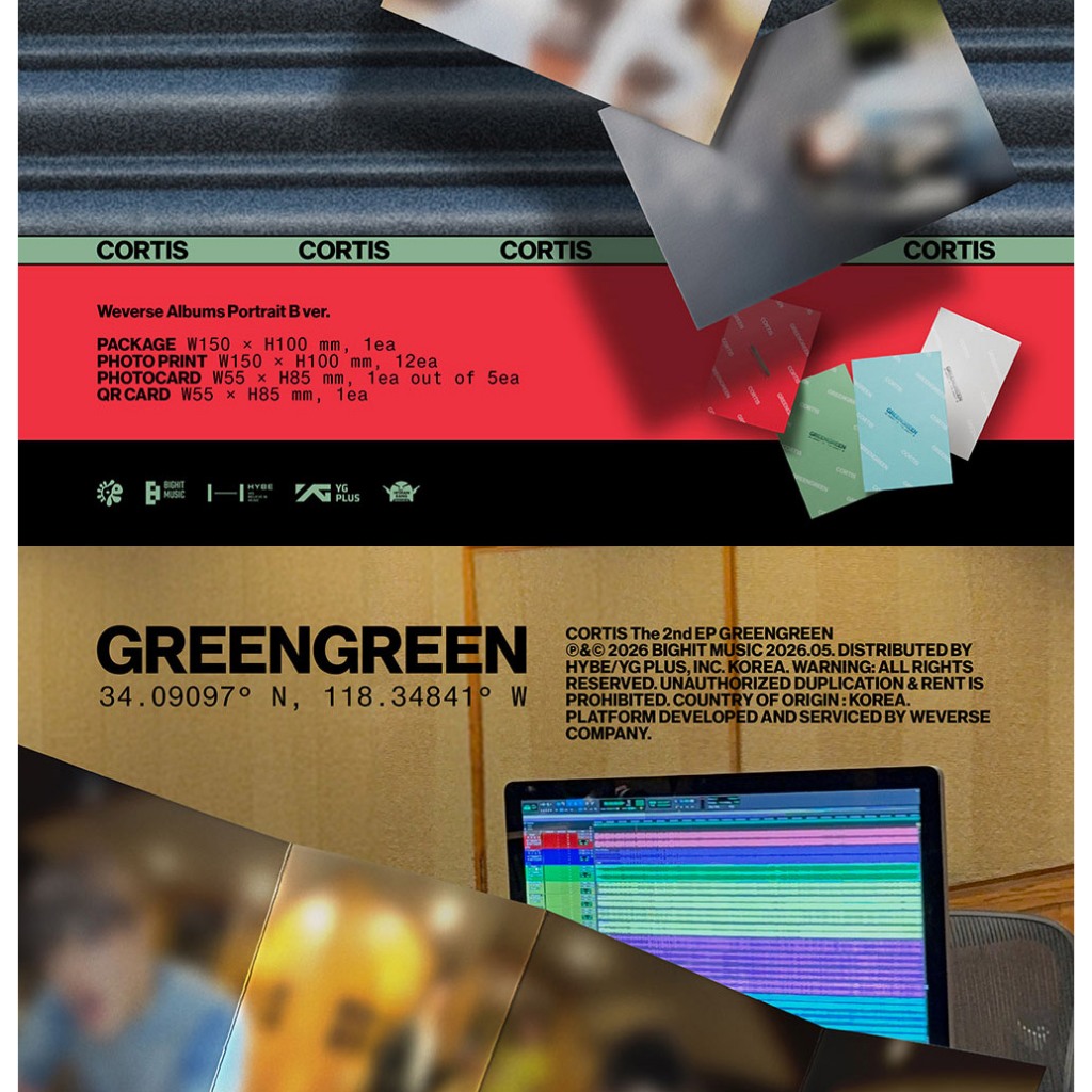 Special Lucky Draw] (Weverse Albums ver.) CORTIS [GREENGREEN] 2nd