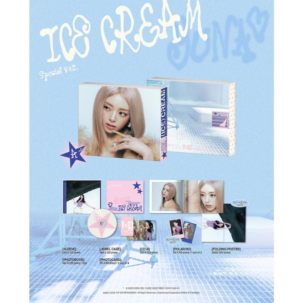 ITZY) YUNA - Ice Cream (SPECIAL Version) | Shopee Brasil