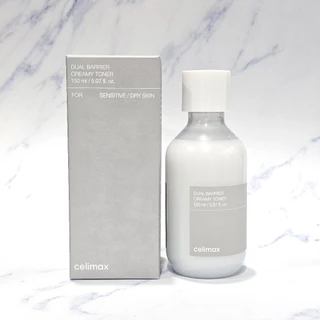 CELIMAX dual barrier creamy toner 150ml, 20ml