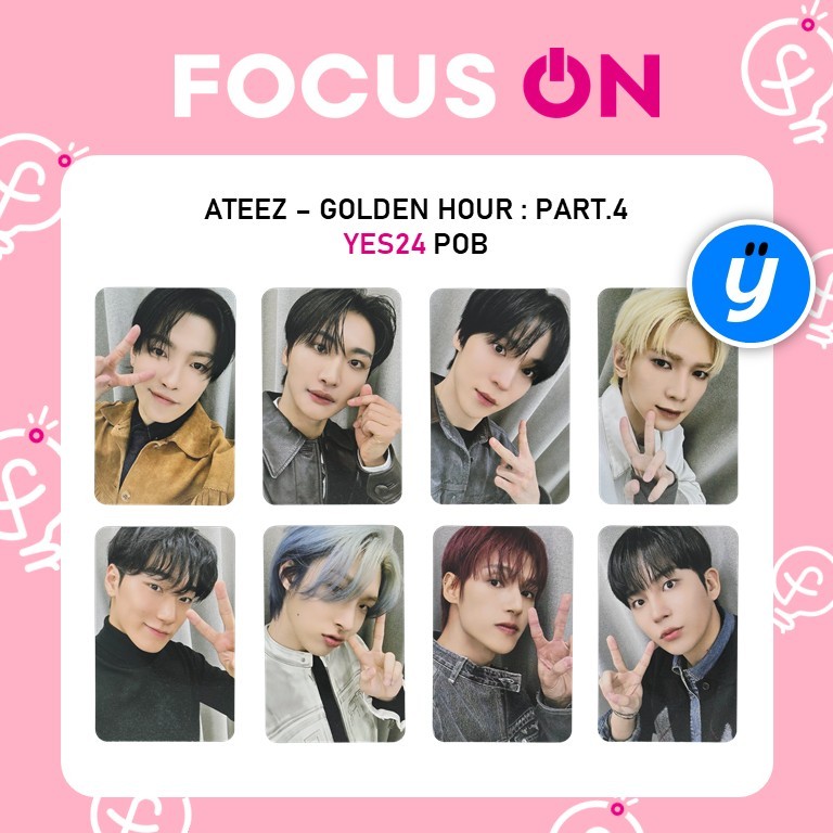 ATEEZ POB YES24 GOLDEN HOUR : Part.4 PHOTOCARD | Shopee Brasil