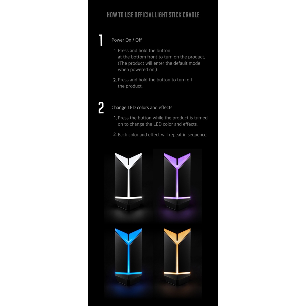 BTS - OFFICIAL LIGHT STICK VER.4 CRADLE | Shopee Brasil