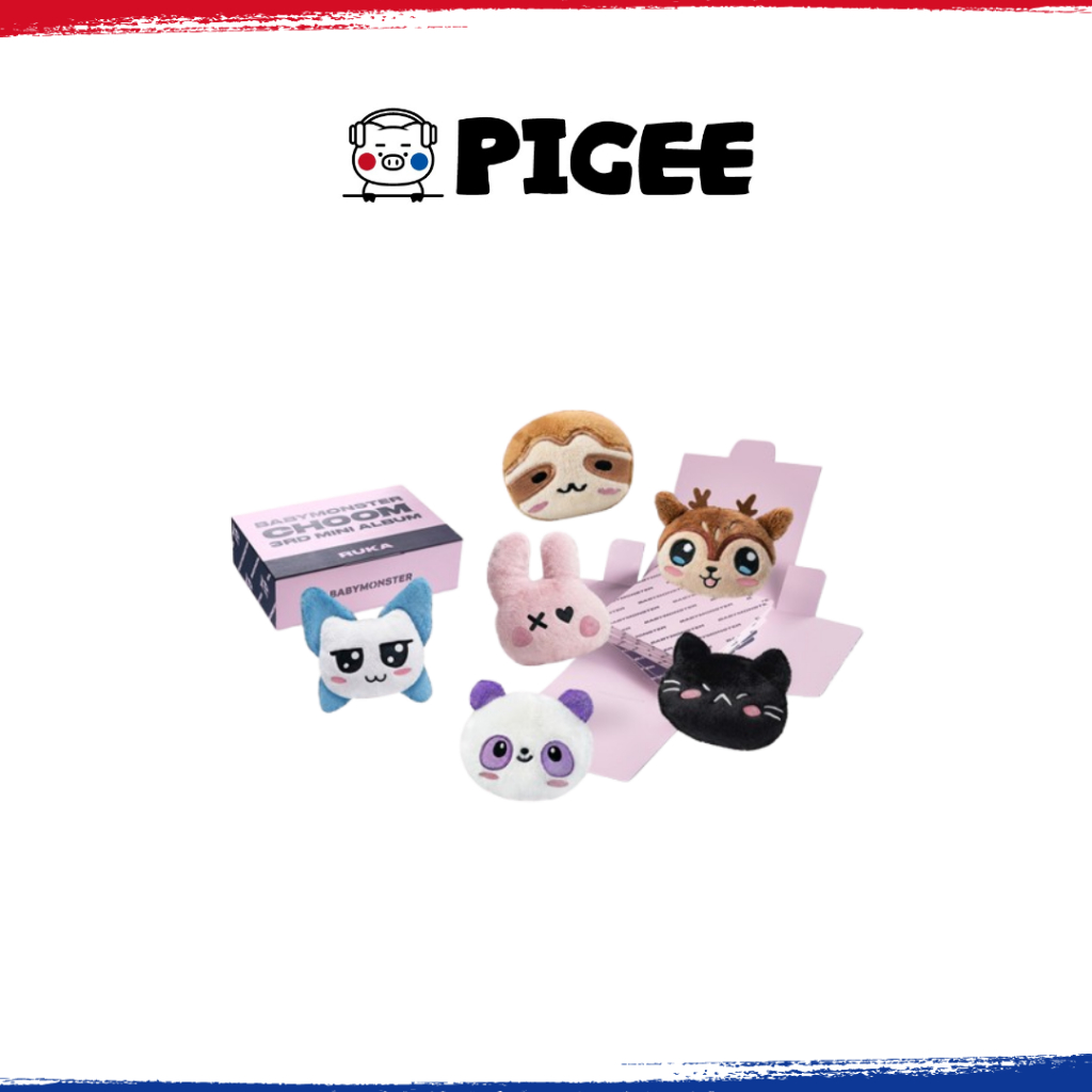 BABYMONSTER - [ CHOOM ] 3RD MINI (PLUSH KEYRING Ver.) | Shopee Brasil
