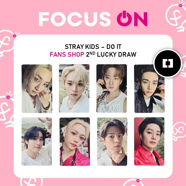 Stray Kids DO IT FANS ラキドロ 2.0 8枚 セット STRAY KIDS 2ND LUCKYDRAW FANS SHOP DO IT PHOTOCARD | Shopee Brasil