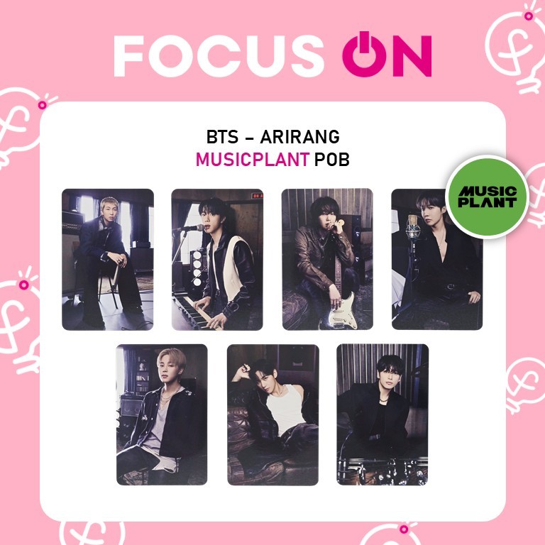 BTS POB MUSICPLANT ARIRANG PHOTOCARD | Shopee Brasil