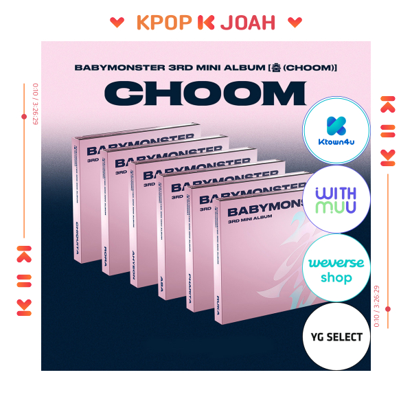 POB] (Jewel ver.) BABYMONSTER [CHOOM] 3rd Mini Album (4th May.2026