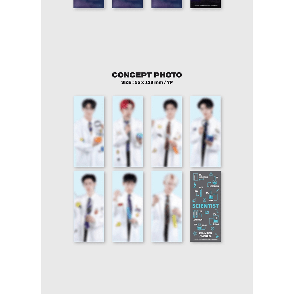 SCIENTIST Special ver.) ENHYPEN - WORLD COUPON CARD COLLECTION