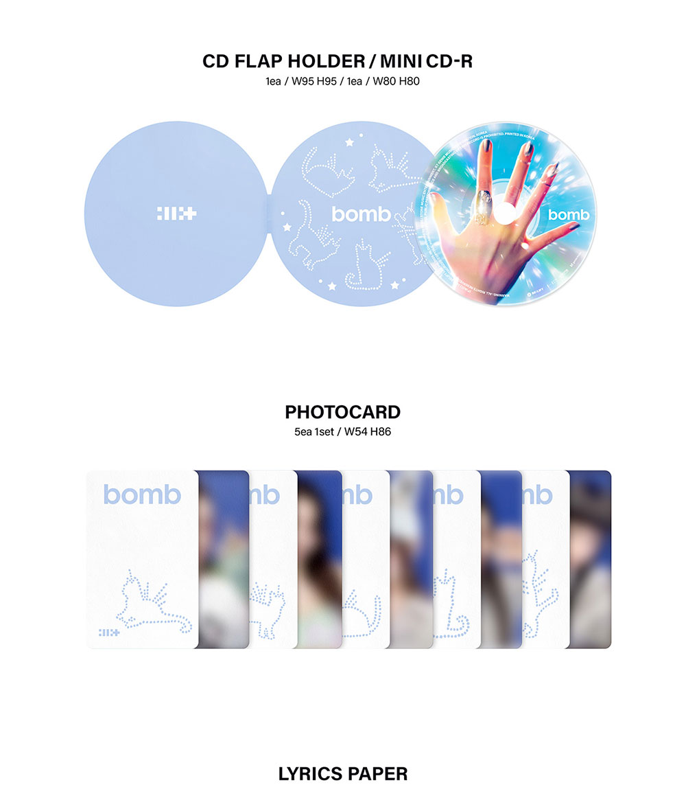 MERCH ver.) ILLIT [BOMB] 3rd MINI ALBUM (16th Jun.2025
