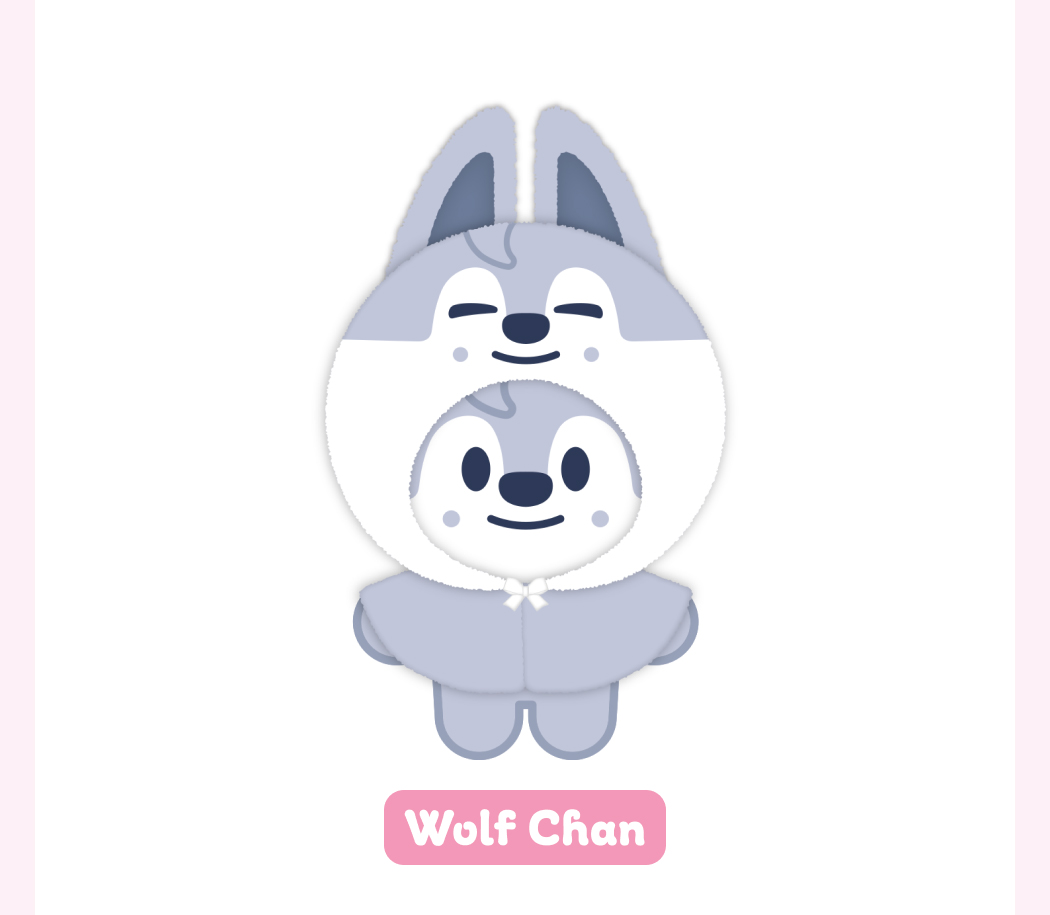 Stray Kids [SKZ 5'CLOCK] OFFICIAL MD SKZOO 10CM PLUSH OUTFIT