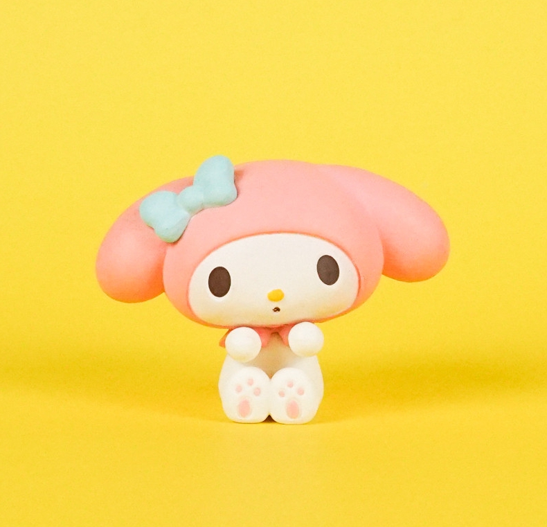 Sanrio Mini Figura Toy/Personagens Gacha Toys/Dakaratomy/Cute Accessory  From Korea/Hello Kitty , Kuromi , Pochaco , Pompompurin , Hangyodon