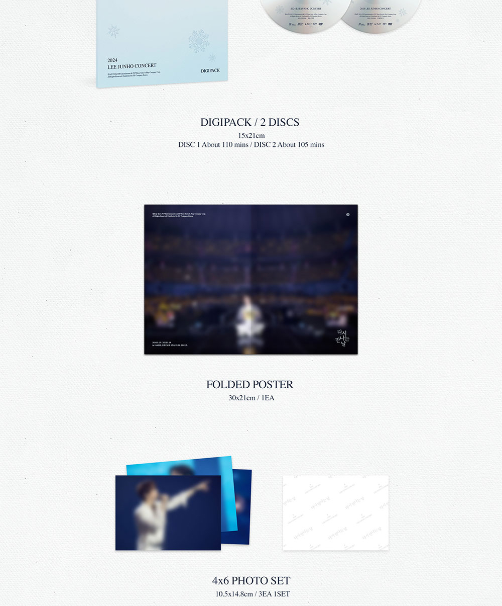 DVD) LEE JUNHO (2PM) 2024 CONCERT [THE DAY WE MEET AGAIN] (25th