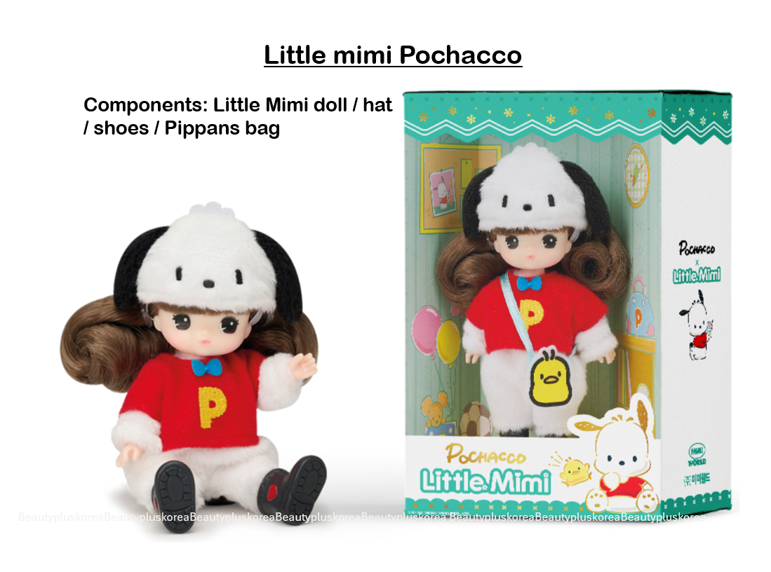 sanrio Doll Little Mimi (mimiworld) Coleção (Kuromi/Mymelody