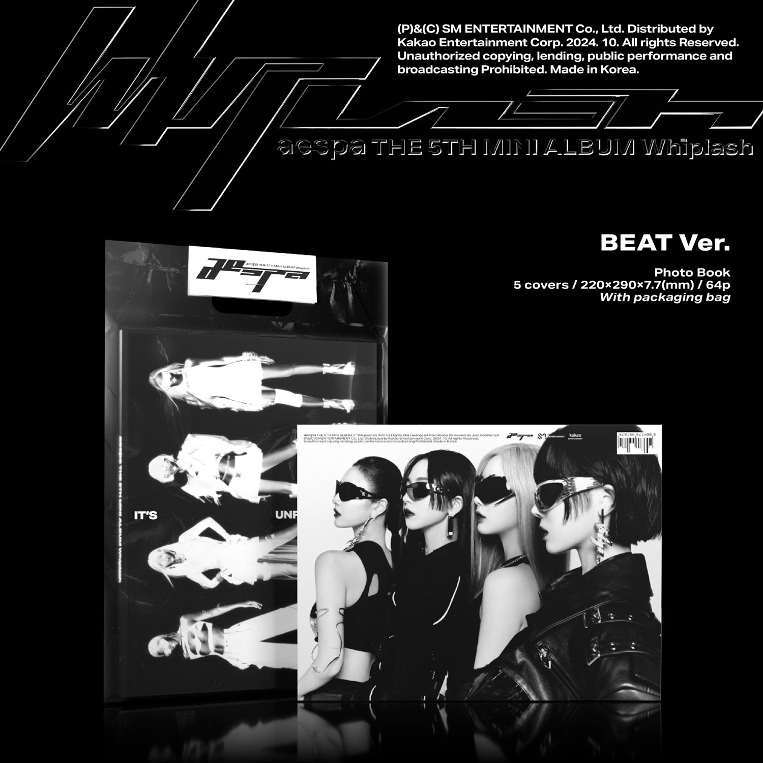 aespa - 5th Mini Album [Whiplash] (BEAT Ver.) | Shopee Brasil