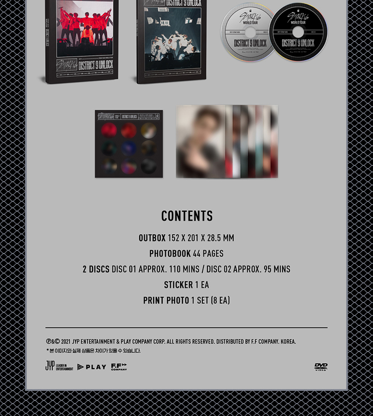 【straykids】 DISTRICT9 UNLOCK DVD/Blulay STRAY KIDS WORLD TOUR DISTRICT 9:UNLOCK IN SEOUL BLU-RAY FULL SET
