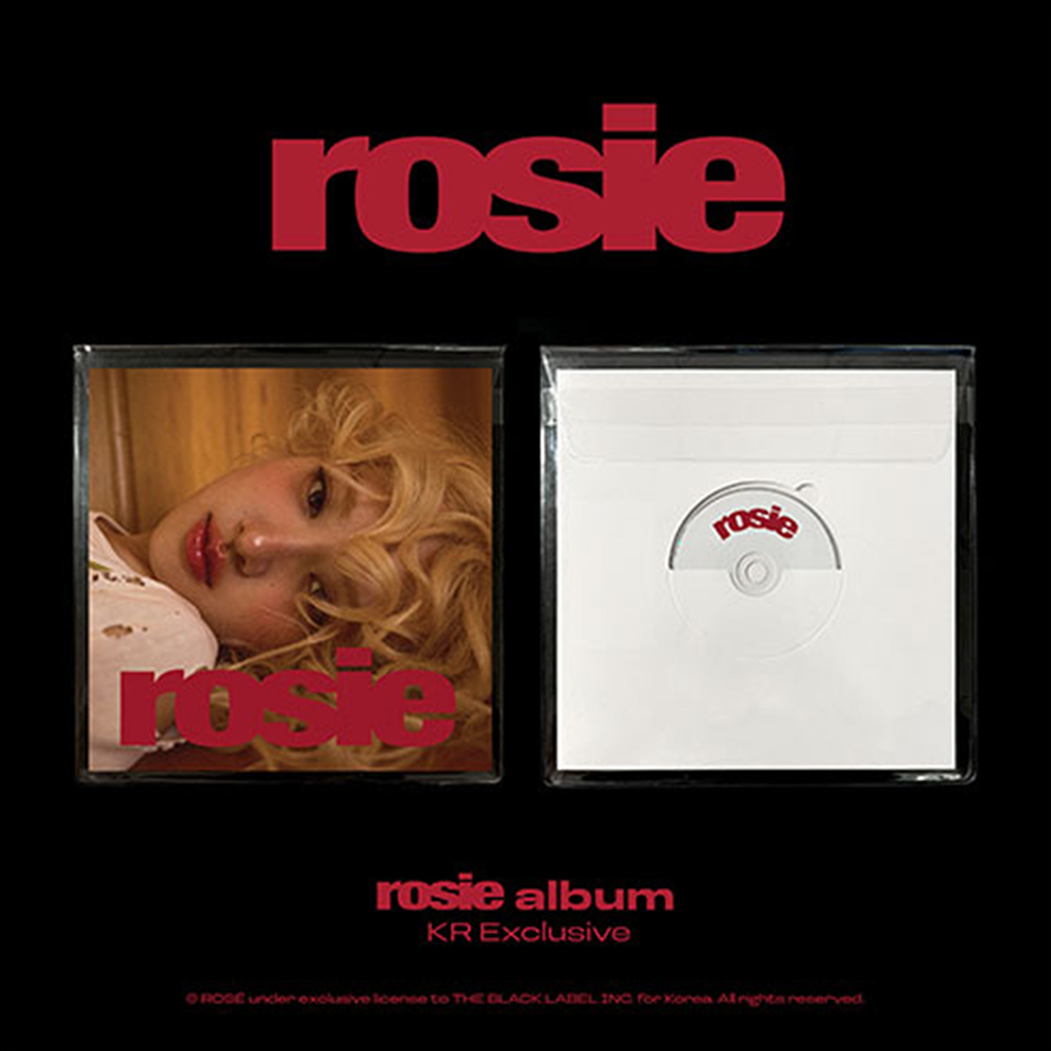 BLACKPINK ROSE (ROSÉ) - first studio album [rosie] (KR Exclusive ...