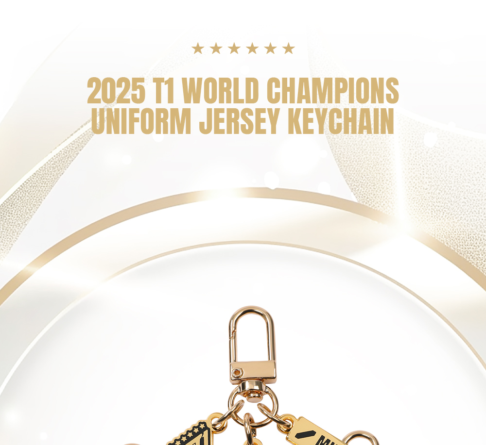 2025 T1 World Champions Uniform Jersey Keychain (27th Feb.2026 ...