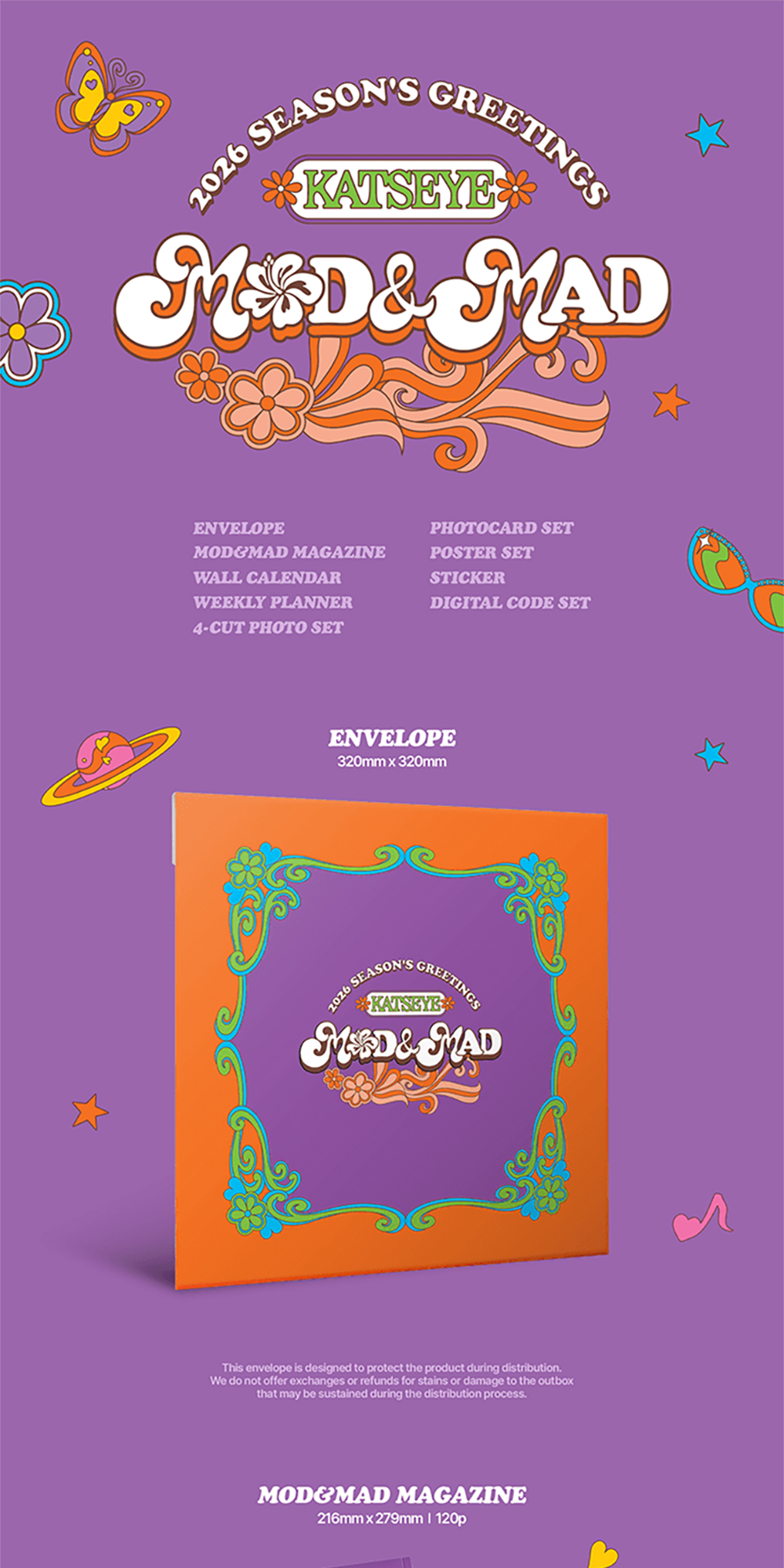 KATSEYE - 2026 Season's Greetings [ MOD&MAD ] | Shopee Brasil
