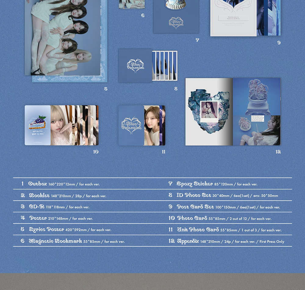 POB] NMIXX [Blue Valentine] 1st Full Album (13th Oct.2025