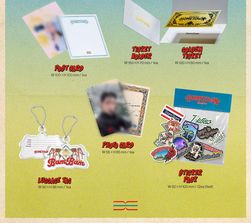 BAMBAM (GOT7) [HOMETOWN] EP ALBUM (10th Oct.2025) | Shopee Brasil