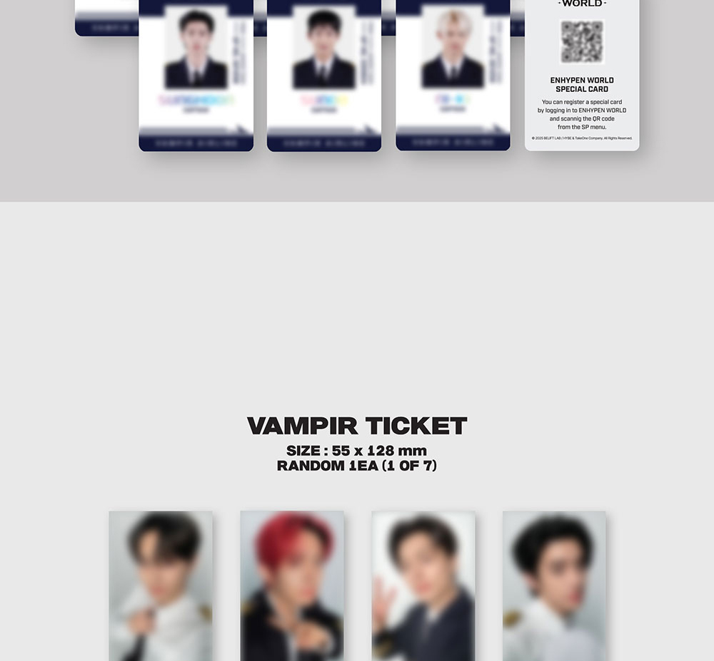 PILOT BASIC ver.) ENHYPEN - WORLD COUPON CARD COLLECTION (24th Oct