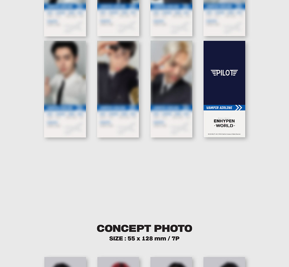 ENHYPEN WORLD 韓国ポップアップ パイロットIDカードセット ENHYPEN