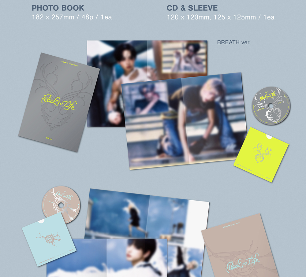 POB] (BREATH / GAZE ver.) &TEAM [Back to Life] KR 1st Mini Album