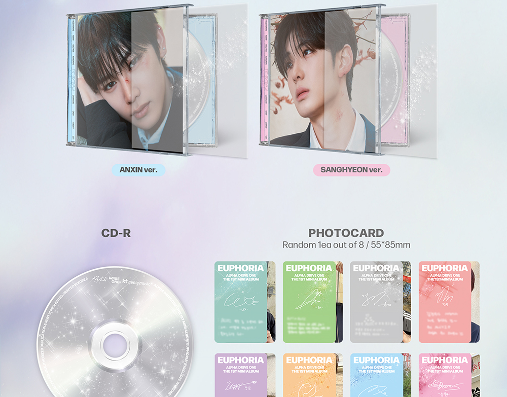 POB] ALPHA DRIVE ONE (ALD1) [EUPHORIA] 1st MINI ALBUM (JEWEL CASE