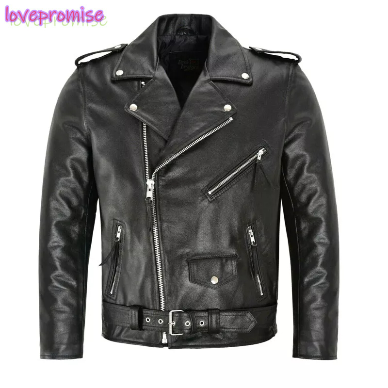 Jaqueta de hot sale couro punk masculina