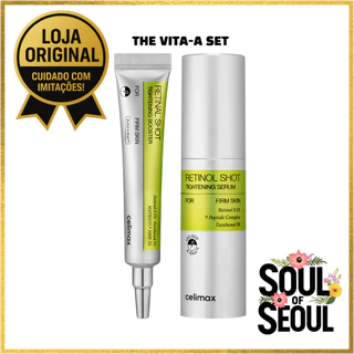 CELIMAX THE VITA-A RETINAL SHOT TIGHTENING BOOSTER (15ml) + Celimax The Vita A Retinol Shot Tightening Serum(30mL) Conjunto