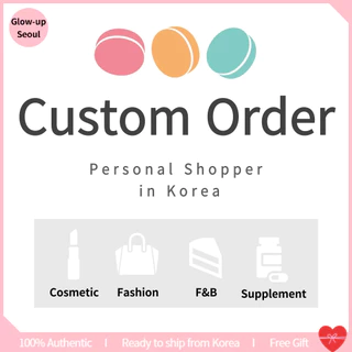 [Encomenda Personalizada] Agente De Compra-Cosméticos Korea/Roupas Estilo K & Bags/Alimentos/Suplemento/Produtos-Glow-up Seoul
