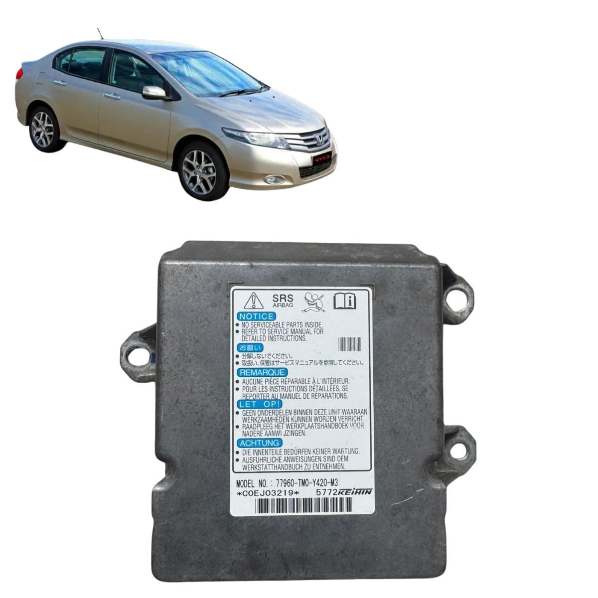 Modulo Do Airbag Honda City 209 a 2014 Original | Shopee Brasil
