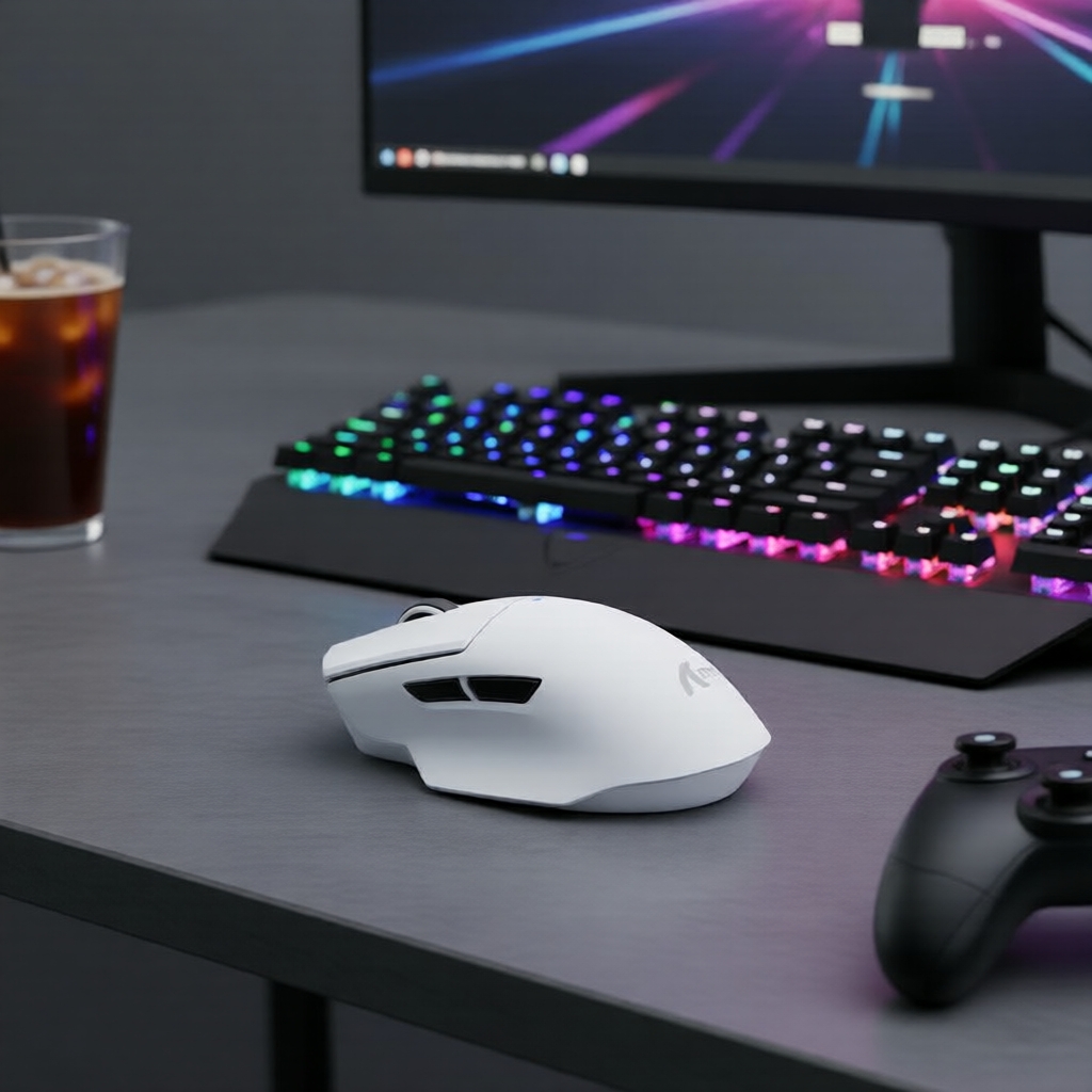 Mouse Gamer Leve Attack Shark V6: Sensor PAW3311, Interruptores Omron ...