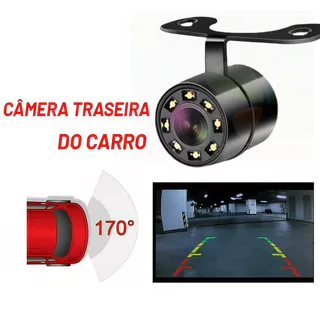 Câmera Ré Veicular com Visão Noturna e Linhas-Guia Dinâmicas - 1PC
