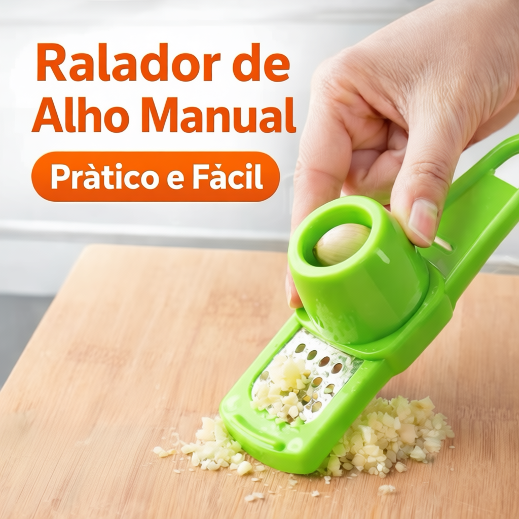 Ralador De Alho Triturador Manual Gengibre Cortador Fatiador