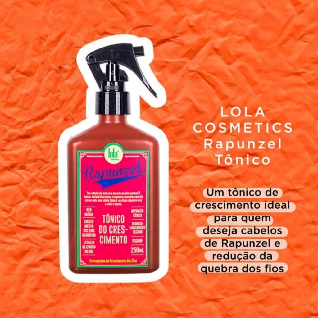 Lola Cosmetics Rapunzel Tônico Capilar de Crescimento 250ml