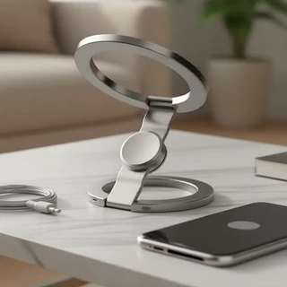 Suporte Magnético Duplo para Telefone Ankndo, Spinner de Liga de Zinco