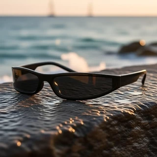 Óculos de sol retangulares finos e espelhados Y2K, proteção UV400 para homens e mulheres andarem de moto