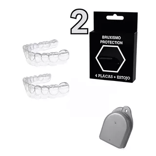 Placa Dental Anti-bruxismo em Silicone Moldável