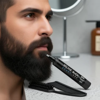 EELHOE Lápis de Barba Masculino à Prova d’Água – Modelador e Preenchedor para Barba Cheia em Oferta na Shopee