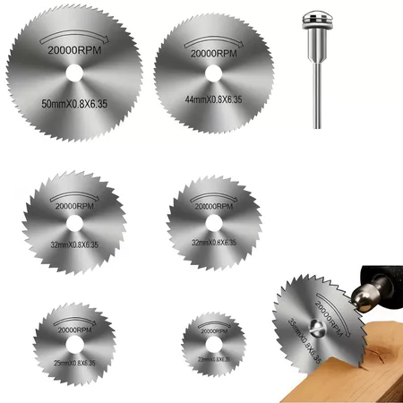 Kit Mini Disco Serra Circular Micro Retifica Furadeira Profissional