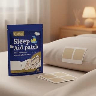 48 unidades de adesivos para sono com lavanda e camomila - Ajuda herbal para relaxamento profundo, 10g | Óleo de coco e em Oferta na Shopee