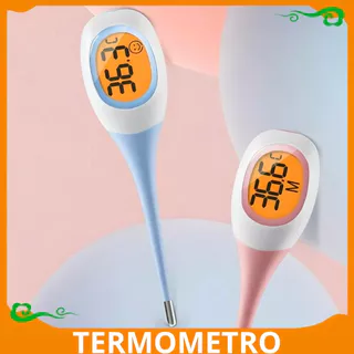 Mini Termometro Cabeça Macia Medição Rápida para Axilas/corpo Oral de Bebês e Adultos