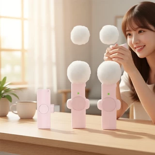 Microfone de Lapela sem Fio Tipo USB-C, Plug & Play, Clipe para iPhone/Android, Pronto para Podcast em Oferta na Shopee