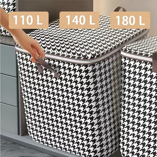 Caixas Organizadoras para Quarto e Lavanderia – 100L, 140L, 180L – Ideal para Têxteis